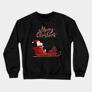 Merry Christmas Santa Funny Ugly Xmas Ugly Christmas Crewneck Sweatshirt